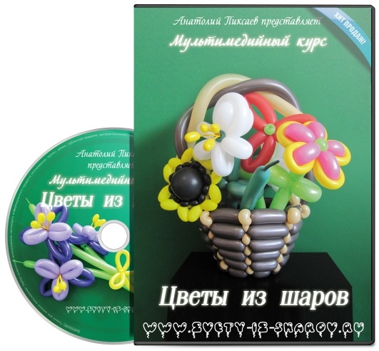 Обложка диска цветы из шаров